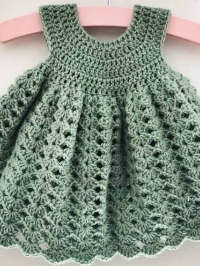 DRESS MADELINE – Crochet Pattern Baby