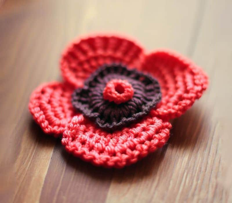 Crochet Poppy Pattern Free
