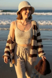 crochet bucket hat tutorial, easy crochet bucket hat pattern, beginner friendly crochet bucket hat, handmade crochet summer hat, free crochet bucket hat guide