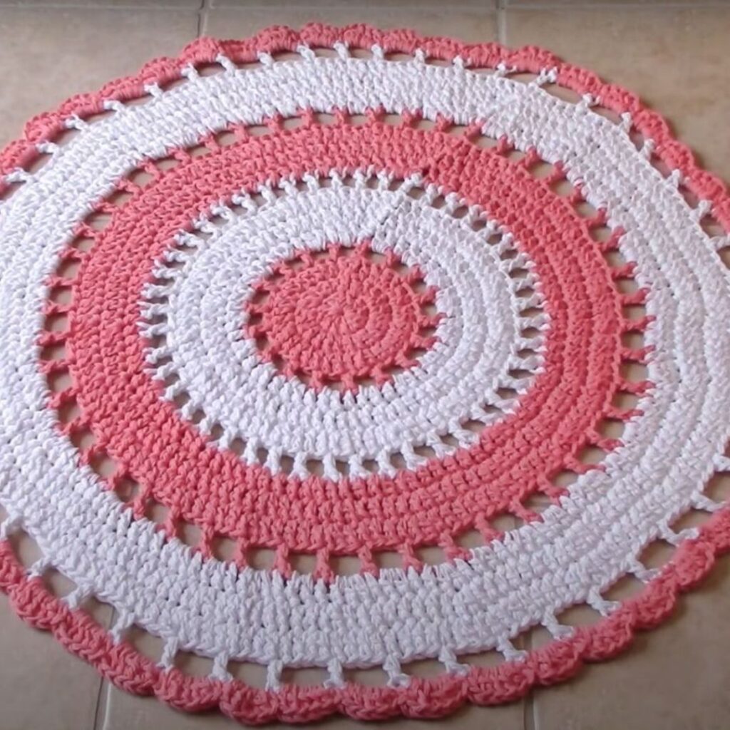 How To Crochet Rugs With Round Yarn The World Crochet