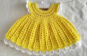 Easy Crochet Baby Dress