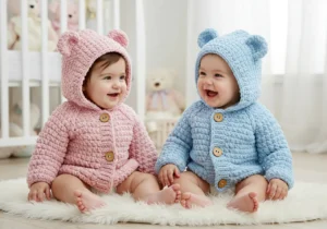 crochet baby sweater