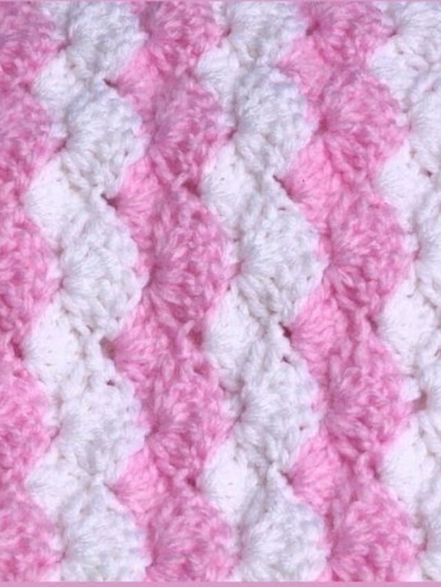 BABY BLANKET Crochet Using a Shell Stitch