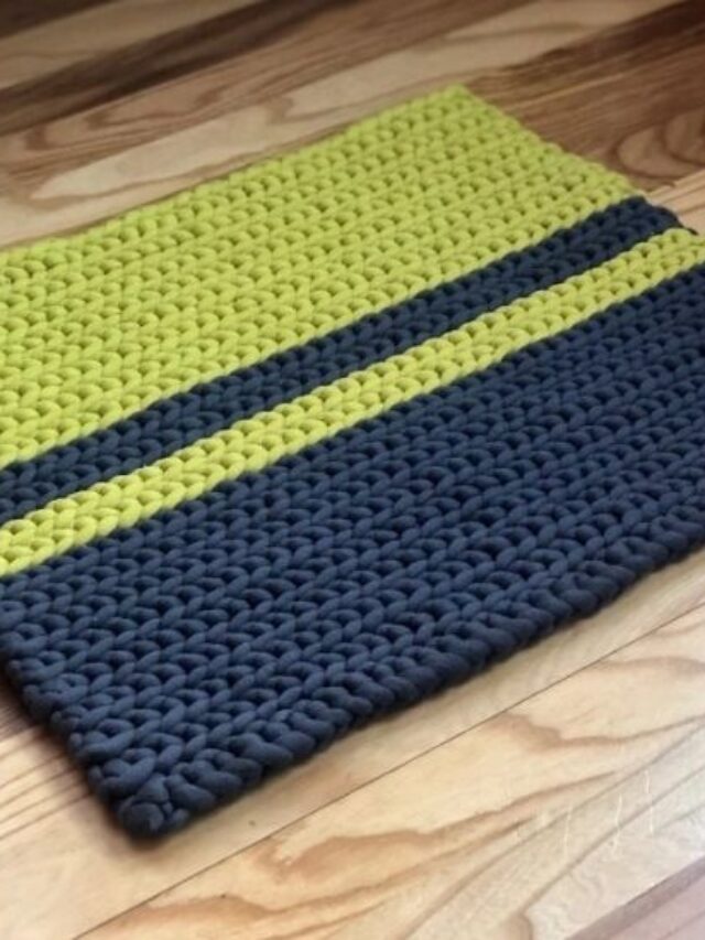 Easy Beginner Crochet Rug