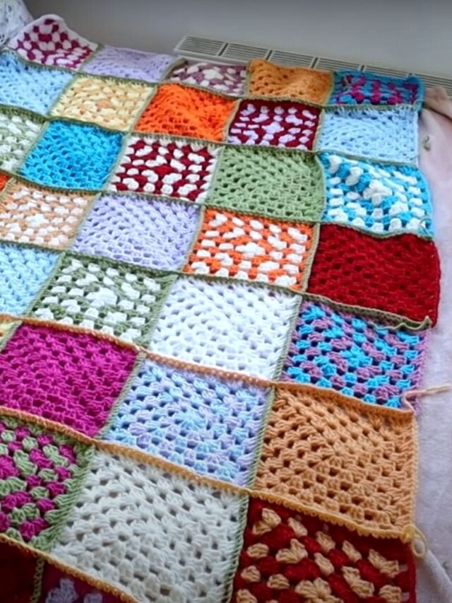 Easy Crochet Blanket Tutorial