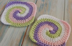 How to Crochet a Spiral Granny Square