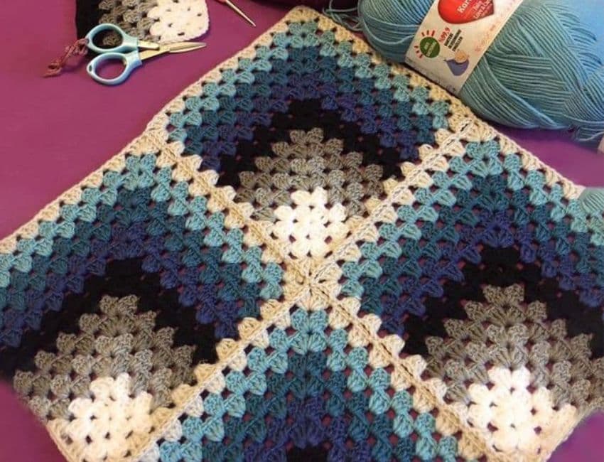 Tutorial Crochet Granny Square