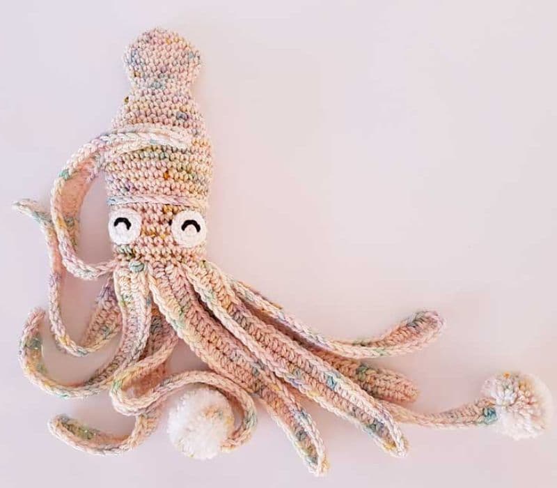 Amigurumi Crochet Hubble The Squid