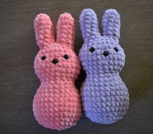 Crochet Peeps Bunny Pattern Easy Amigurumi