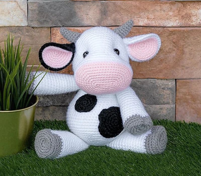 free crochet cow pattern