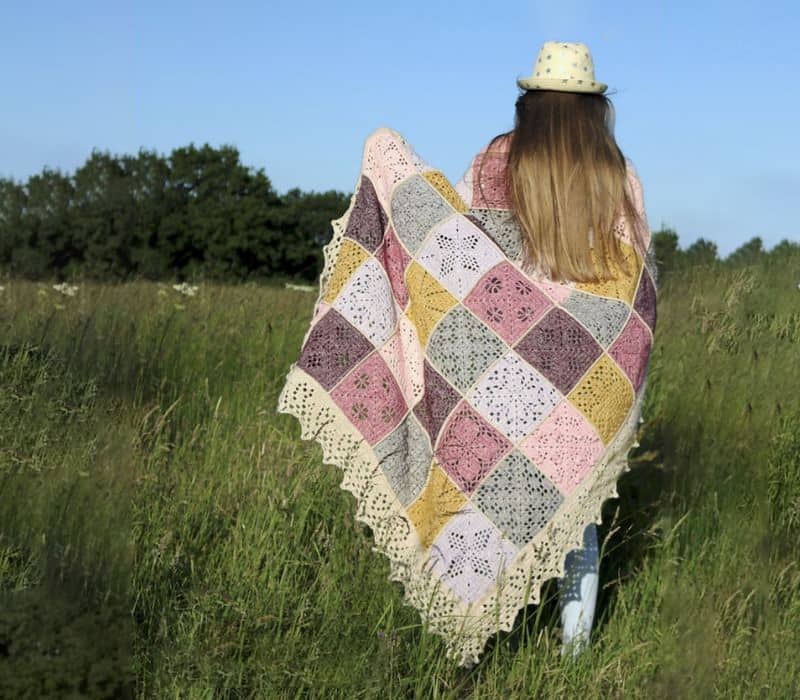 Nature's Walk Blanket Granny Square