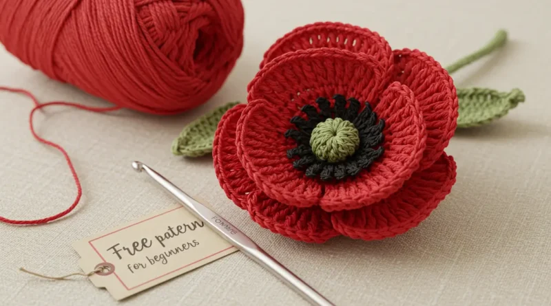 Crochet-Poppy-Pattern-Free