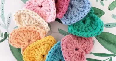 CROCHET HEARTS PATTERN