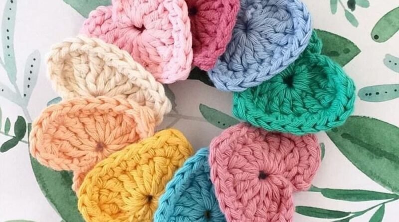 CROCHET HEARTS PATTERN