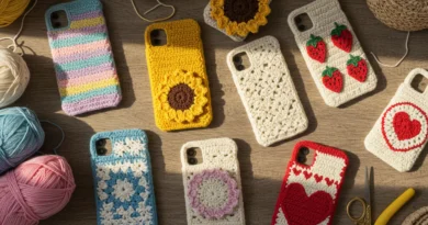 Coleção Crochet Phone Cases