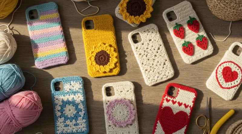 Coleção Crochet Phone Cases