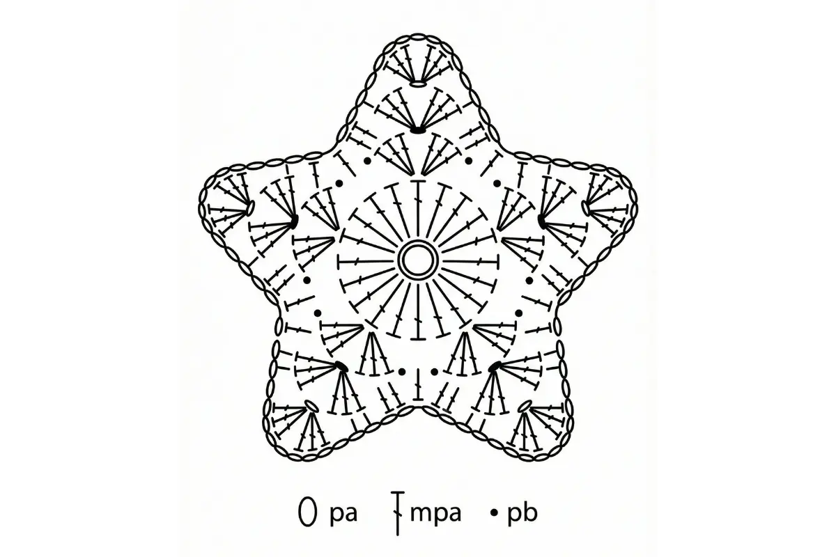 Crochet Snowflake Pattern – Free Tutorial 2
