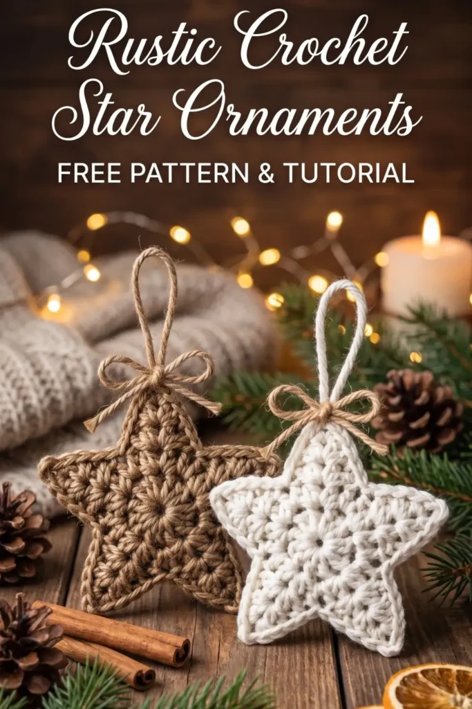 Charming Christmas Crochet Stars