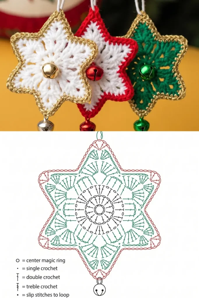Christmas Star Crochet Pattern