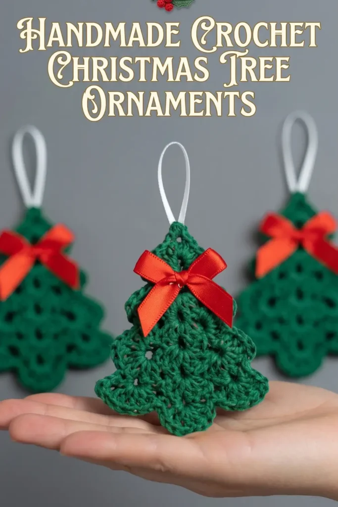 Crochet Christmas Tree Doily 1