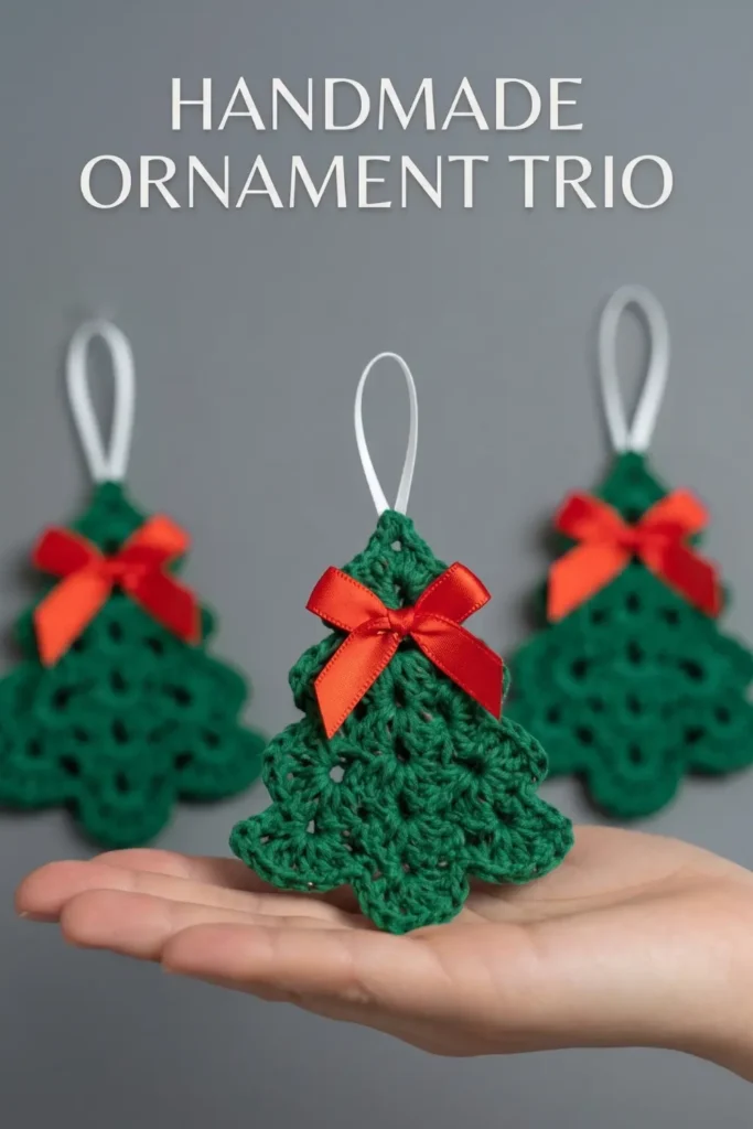Crochet Christmas Tree Doily 1