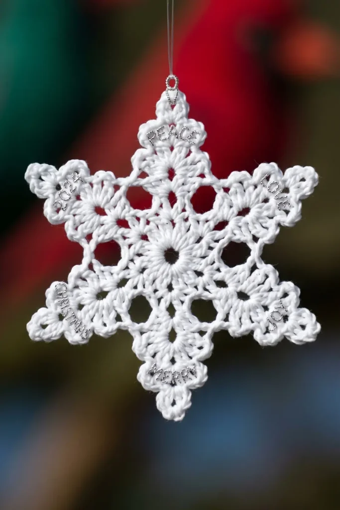 Crochet Snowflake Pattern
