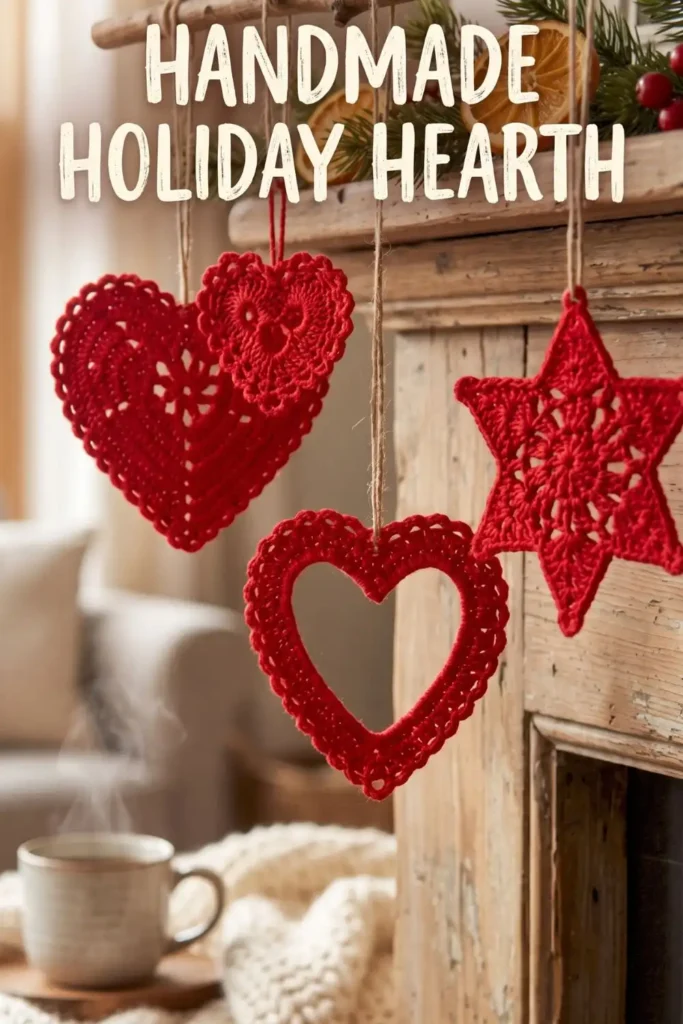 five-point lacy star ornament crochet pattern