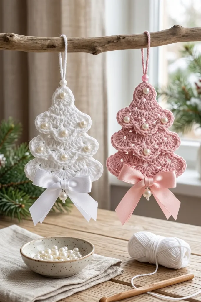 Scalloped Crochet Ornament