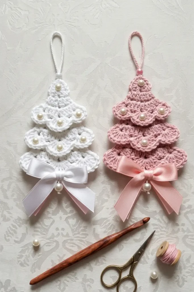 Scalloped Crochet Ornament