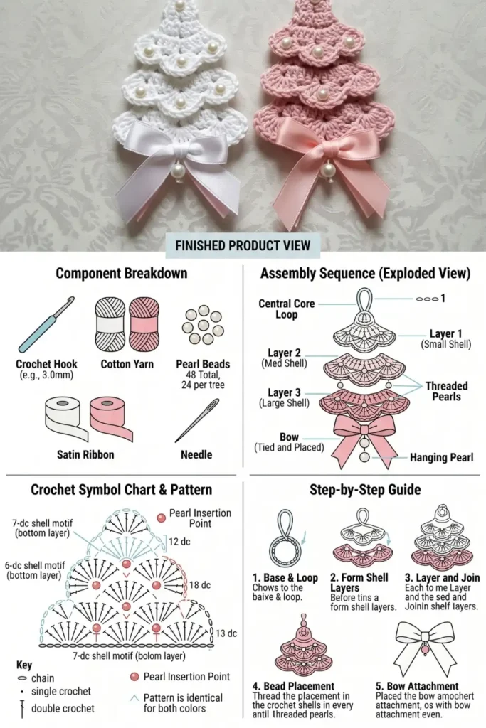 Scalloped Crochet Ornament